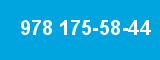 978 175-58-44 978 175-58-44